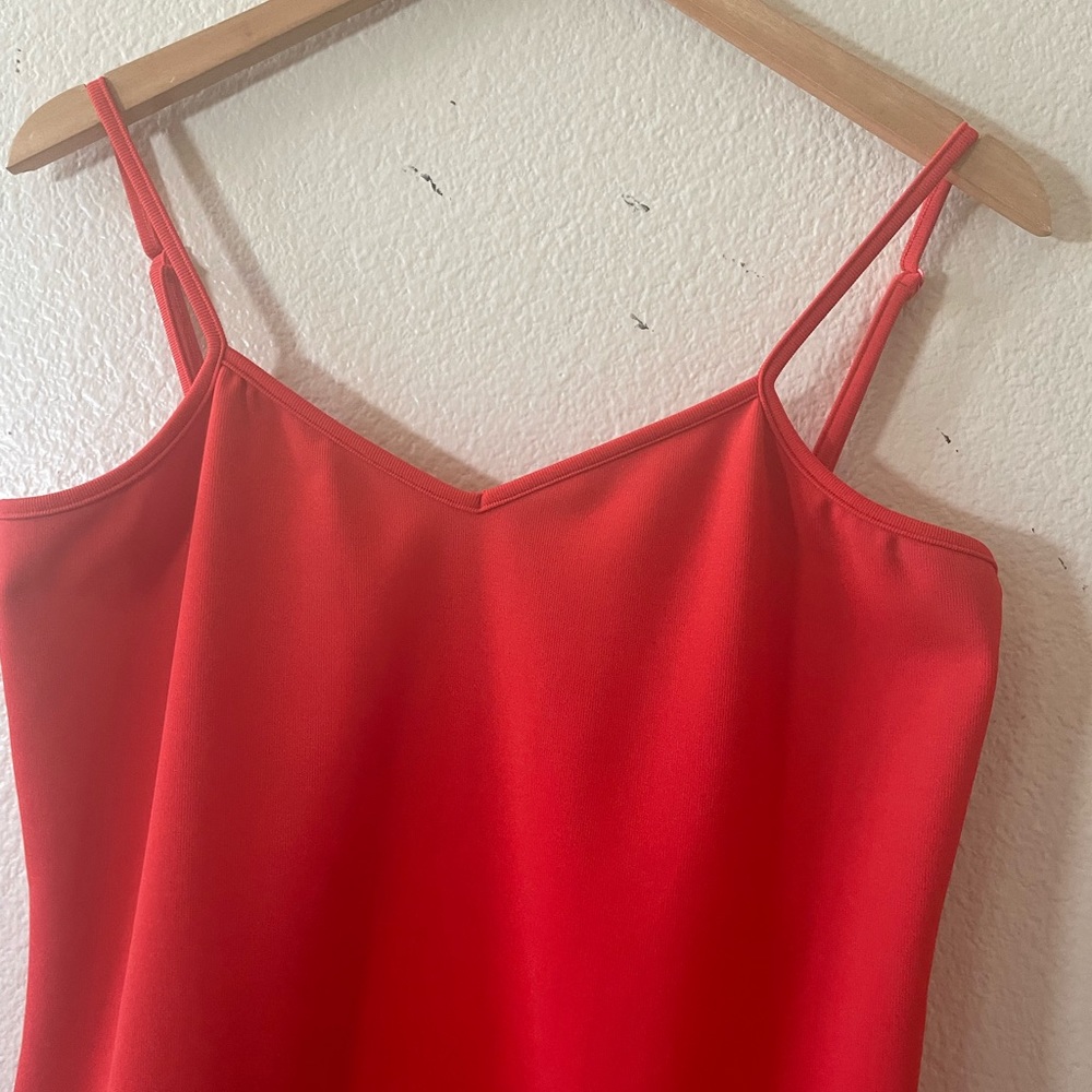 Elvi Solid Red Spaghetti Strap Mini Mini Dress/ U… - image 8